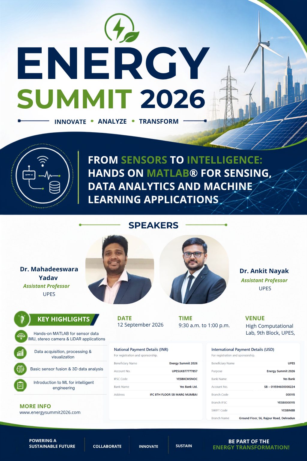 Energy Summit 2026 Workshop